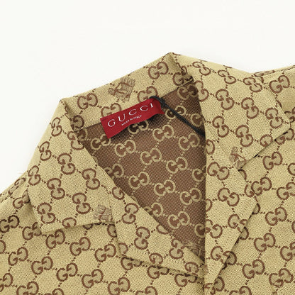 Gucci GG Monogram "Year of the Horse" Embroidered Cuban Collar Shirt 2026