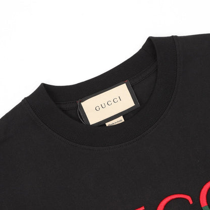 Gucci 3D Embroidered Web Short-Sleeve Top 2026