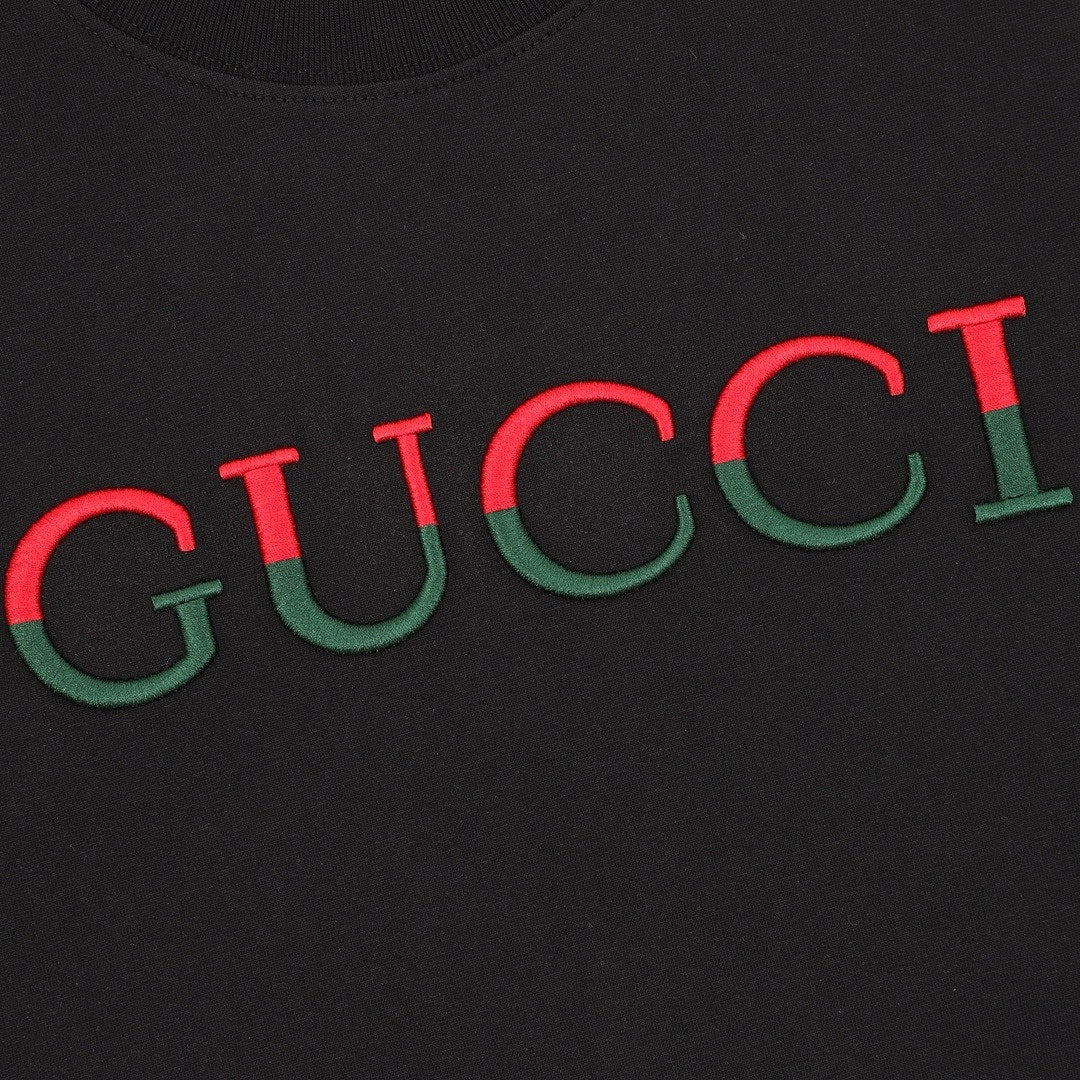 Gucci 3D Embroidered Web Short-Sleeve Top 2026