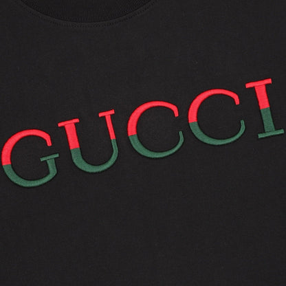 Gucci 3D Embroidered Web Short-Sleeve Top 2026