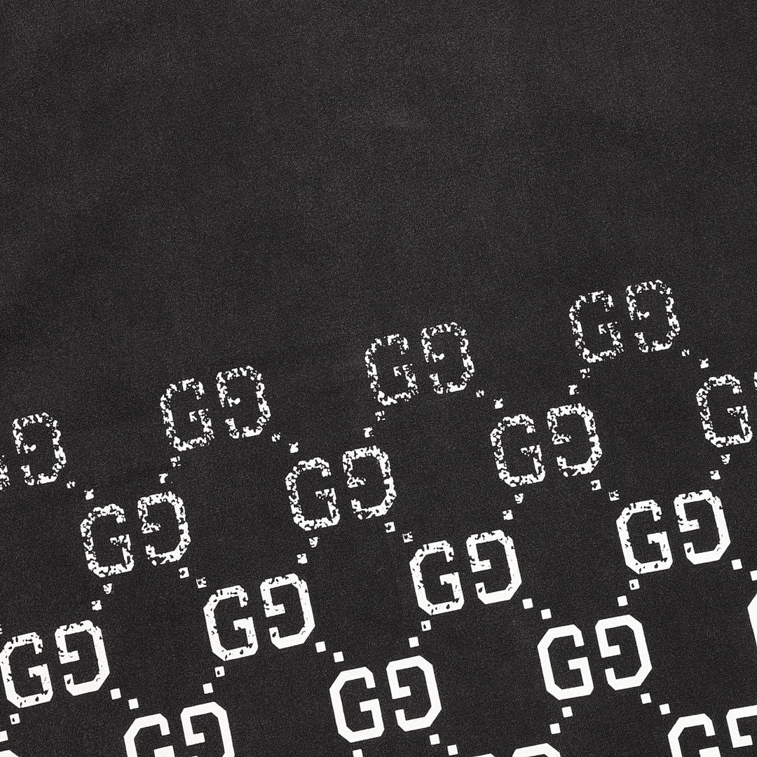 Gucci Double GG Oversized Logo Print Cotton T-Shirt 2026