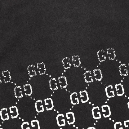 Gucci Double GG Oversized Logo Print Cotton T-Shirt 2026