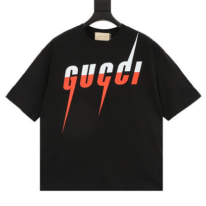 Gucci Lightning Logo Long-Staple Cotton T-Shirt 2026