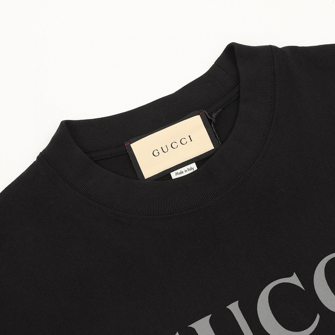 Gucci Belt-Print Short-Sleeve Top 2026