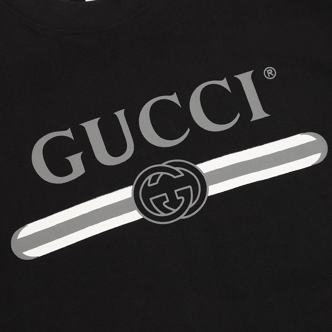 Gucci Belt-Print Short-Sleeve Top 2026