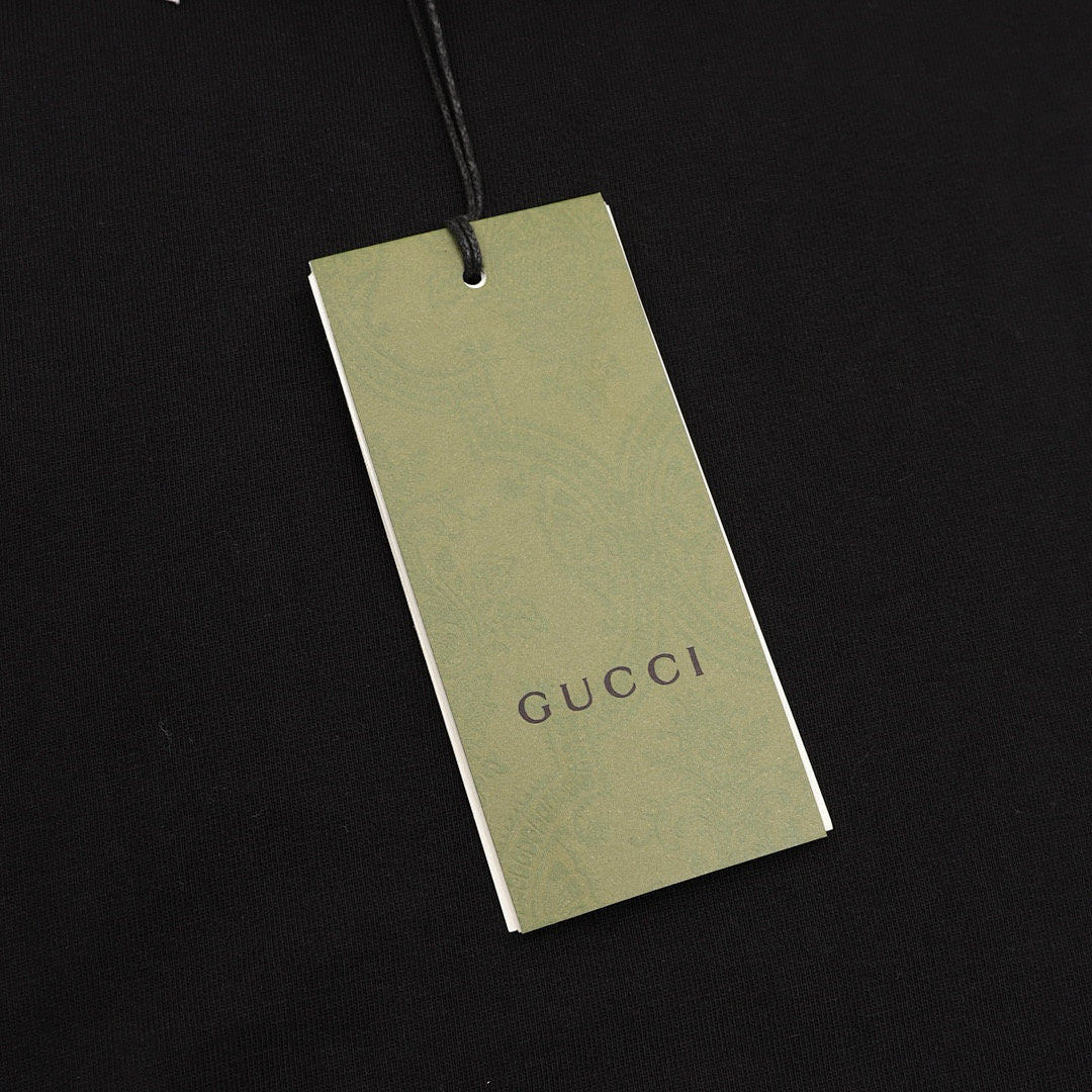 Gucci Belt-Print Short-Sleeve Top 2026