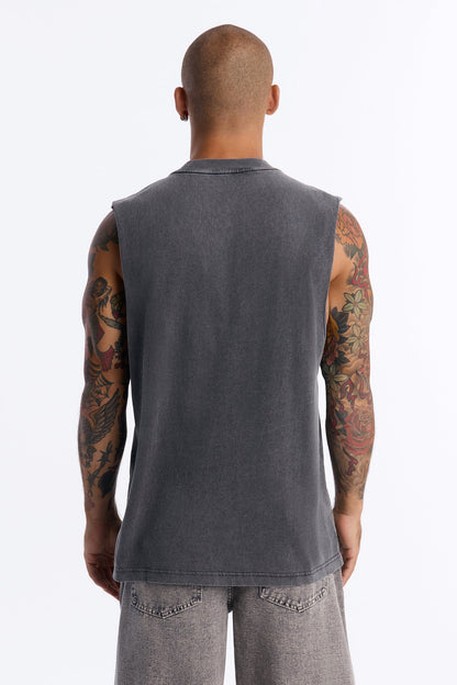 Marvel Venom Icon Muscle Tee - Black Wash - image 4