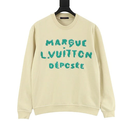 Louis Vuitton LV 26FW Embroidered Logo Crewneck Sweatshirt