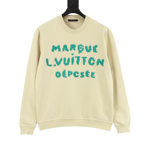 Louis Vuitton LV 26FW Embroidered Logo Crewneck Sweatshirt