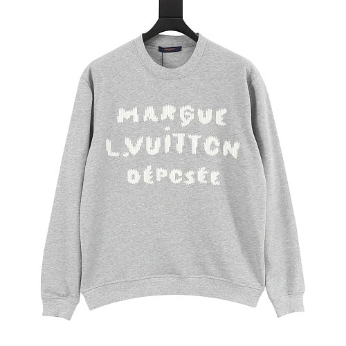 Louis Vuitton LV 26FW Embroidered Logo Crewneck Sweatshirt