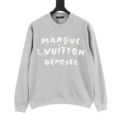 Louis Vuitton LV 26FW Embroidered Logo Crewneck Sweatshirt