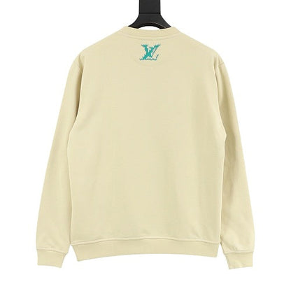 Louis Vuitton LV 26FW Embroidered Logo Crewneck Sweatshirt
