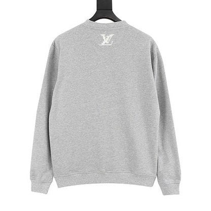 Louis Vuitton LV 26FW Embroidered Logo Crewneck Sweatshirt