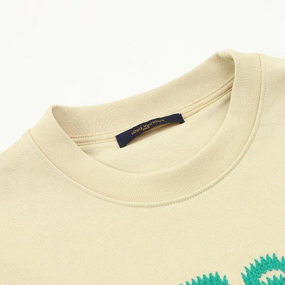 Louis Vuitton LV 26FW Embroidered Logo Crewneck Sweatshirt