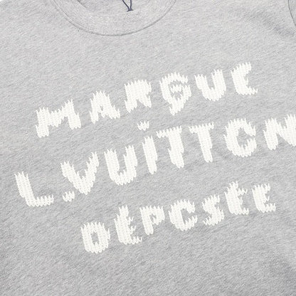 Louis Vuitton LV 26FW Embroidered Logo Crewneck Sweatshirt