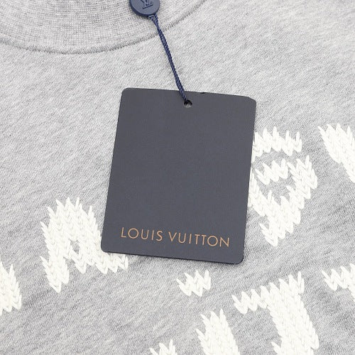 Louis Vuitton LV 26FW Embroidered Logo Crewneck Sweatshirt