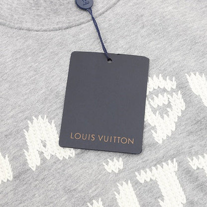 Louis Vuitton LV 26FW Embroidered Logo Crewneck Sweatshirt