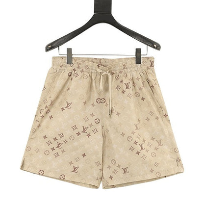 Louis Vuitton LV Monogram Khaki All-Over Print Shorts