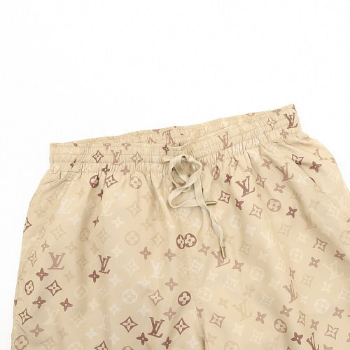 Louis Vuitton LV Monogram Khaki All-Over Print Shorts
