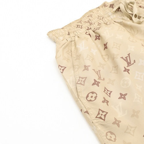 Louis Vuitton LV Monogram Khaki All-Over Print Shorts