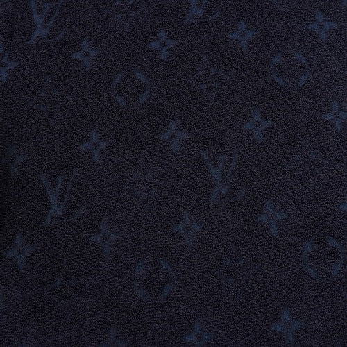 Louis Vuitton LV Allover Flocked Monogram Terry Zip-Up Hoodie Jacket