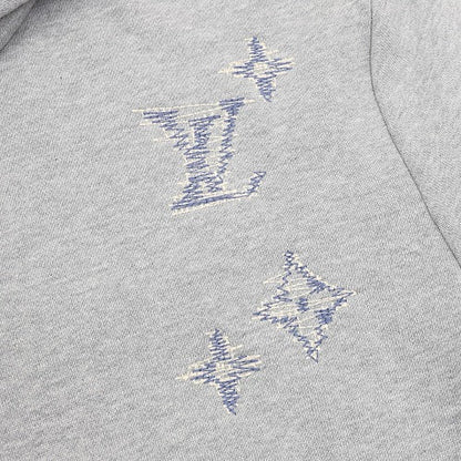 Louis Vuitton LV Allover Monogram Flower Embossed Zip-Up Hoodie