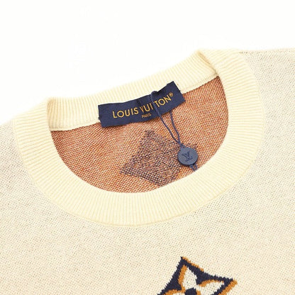 Louis Vuitton Letter Jacquard Knit Short-Sleeve T-Shirt