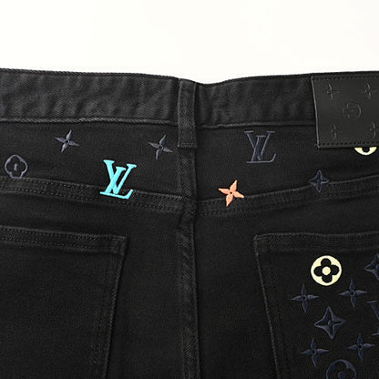 Louis Vuitton Wide-Leg Denim Jeans