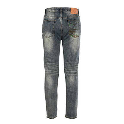 Louis Vuitton Straight-Leg Denim Jeans