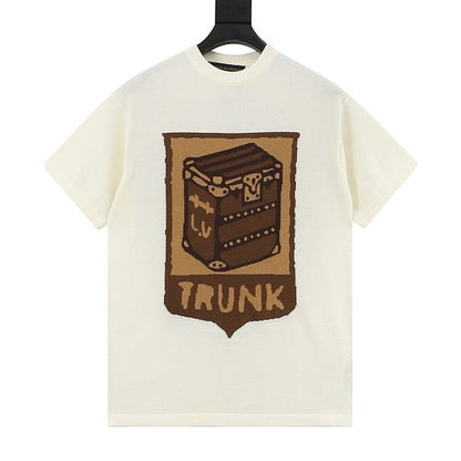 Louis Vuitton SS26 Treasure Trunk Jacquard Knit T-Shirt