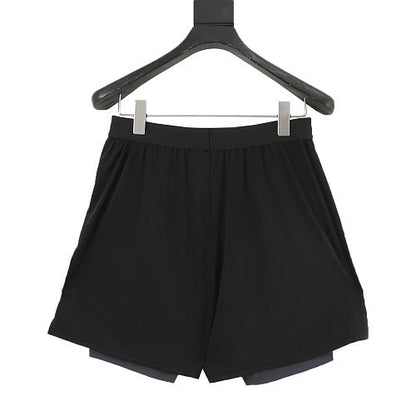 Louis Vuitton 2026 SS Logo Print Double-Layer Shorts