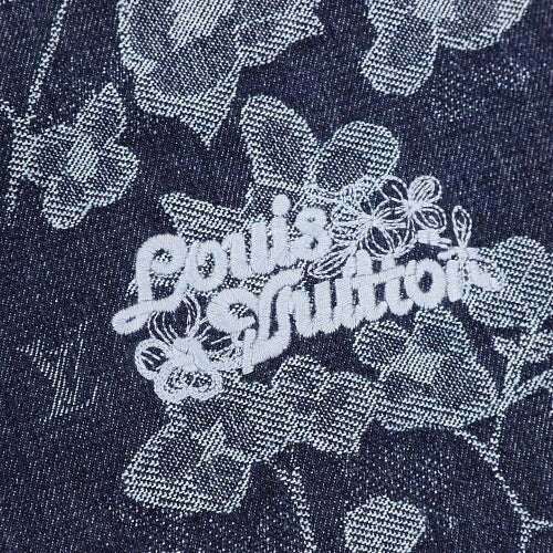 Louis Vuitton 2026 SS Floral Denim Shorts