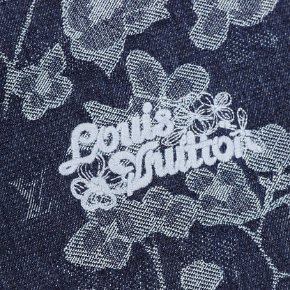 Louis Vuitton 2026 SS Floral Denim Shorts
