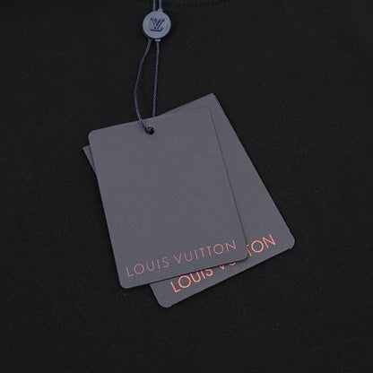Louis Vuitton Distressed Towel Embroidery Short Sleeve T-Shirt