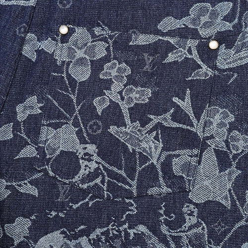 Louis Vuitton 2026 SS Floral Denim Shorts