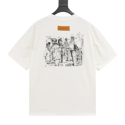 Louis Vuitton Staff Exclusive Puff Print Short-Sleeve T-Shirt