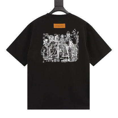 Louis Vuitton Staff Exclusive Puff Print Short-Sleeve T-Shirt