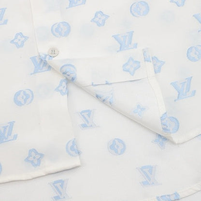 Louis Vuitton 25SS Monogram Jacquard All-Over Print Short Sleeve Shirt