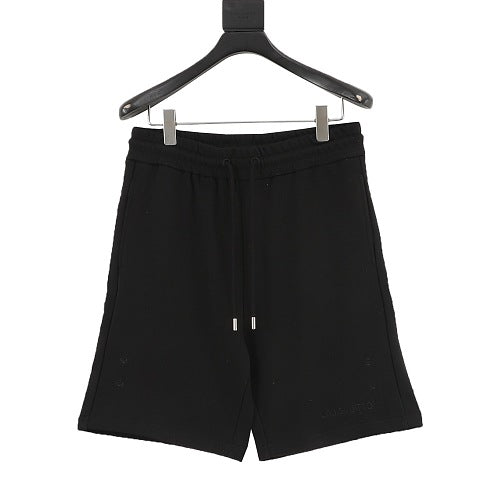 Louis Vuitton 2026 SS Diamond Logo Embroidered Hem Shorts