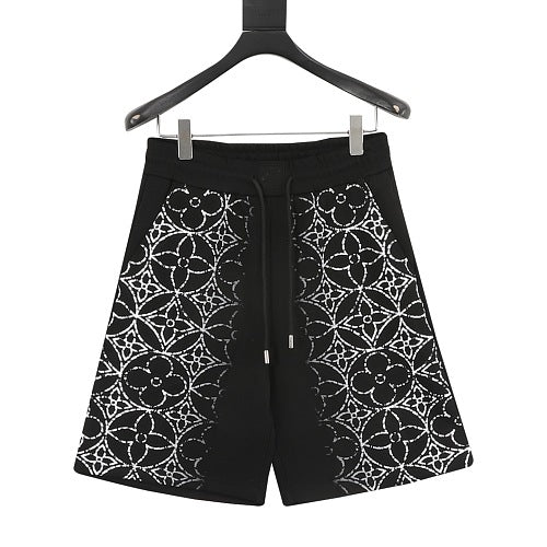 Louis Vuitton SS26 Distressed Monogram Print Shorts