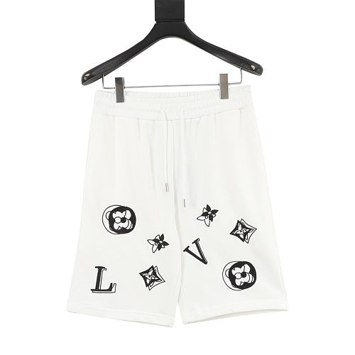 Louis Vuitton 2026 SS Double Vision Monogram Embroidered Shorts