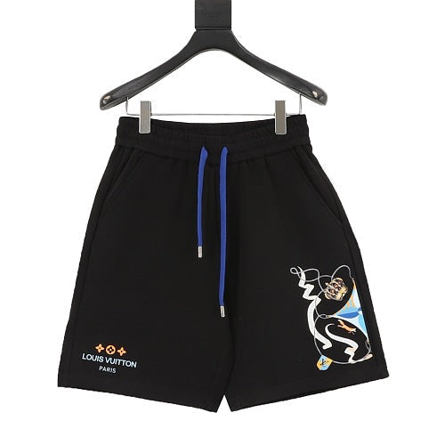 Louis Vuitton 2026 SS Crown Print Shorts