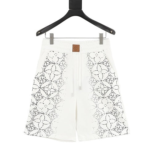 Louis Vuitton SS26 Distressed Monogram Print Shorts