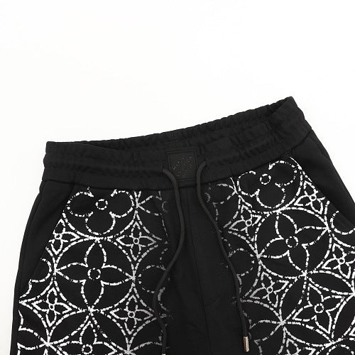 Louis Vuitton SS26 Distressed Monogram Print Shorts