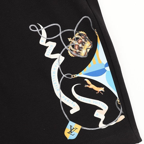 Louis Vuitton 2026 SS Crown Print Shorts