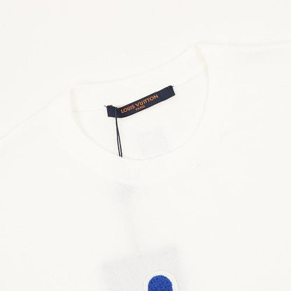 Louis Vuitton 26SS Towel Embroidery Hand Gesture LV Knit T-Shirt