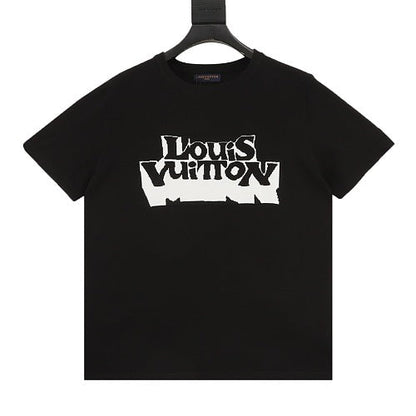 Louis Vuitton Letter Ghost Jacquard Knit T-Shirt