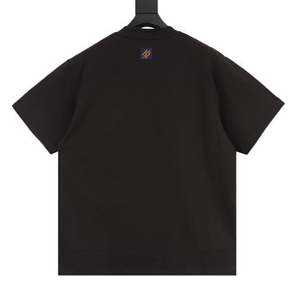 Louis Vuitton SS26 Vintage Fox Ribbon Badge Embroidered T-Shirt
