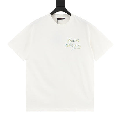 Louis Vuitton SS26 Watercolour Fireworks Spray Ink Print T-Shirt