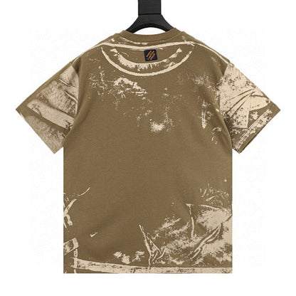 Louis Vuitton New Season Tie-Dye Print Short Sleeve T-Shirt